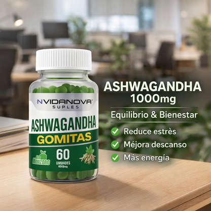 60 GOMITAS ASHWAGANDHA 1000mg