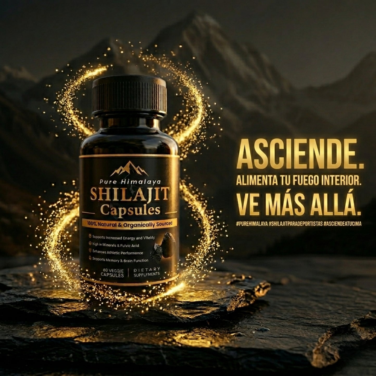 SHILAJIT PURE HIMALAYA 60 CAPSULAS