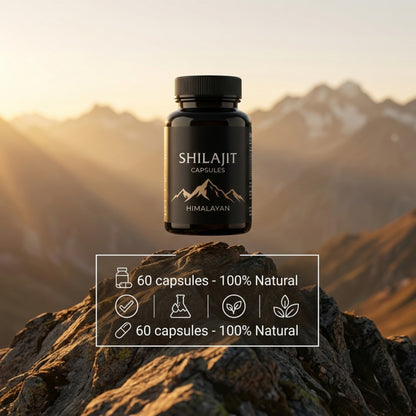 SHILAJIT PURE HIMALAYA 60 CAPSULAS